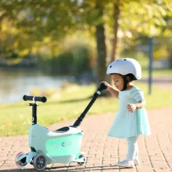 Micro Mini2go Deluxe+ Løbehjul, lyserød