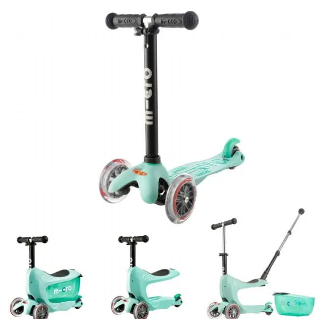 Micro Mini2go Deluxe+ Løbehjul, mint