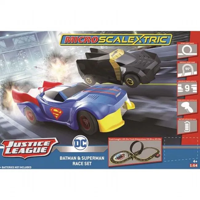 Micro Scalextric Justice League