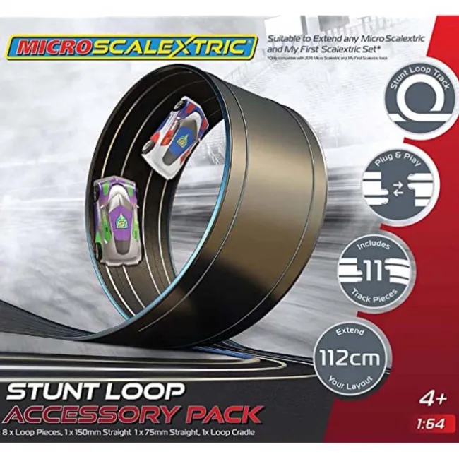 Micro Scalextric Track Stunt sæt