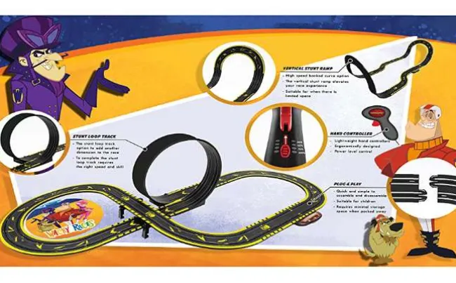 Micro Scalextric Wacky Races