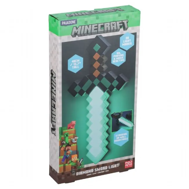 Minecraft Diamant Sværd Lampe