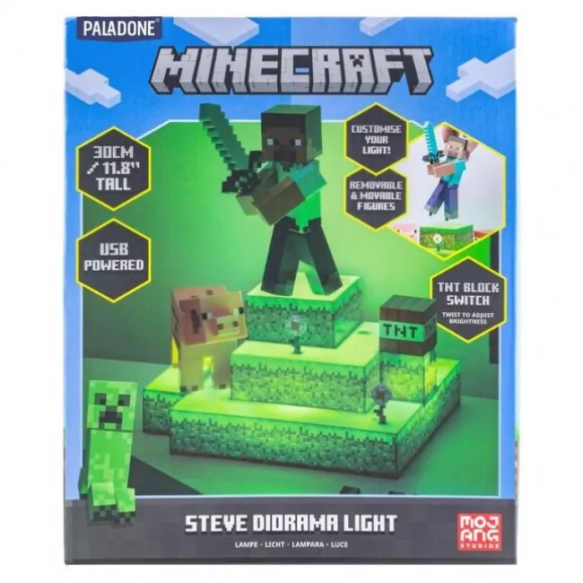 Minecraft Diorama Figur Lampe