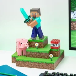 Minecraft Diorama Figur Lampe