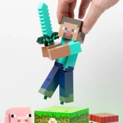 Minecraft Diorama Figur Lampe