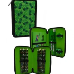 Minecraft dobbelt penalhus m. indhold