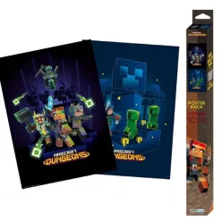 Minecraft Plakatsæt 52x38 cm