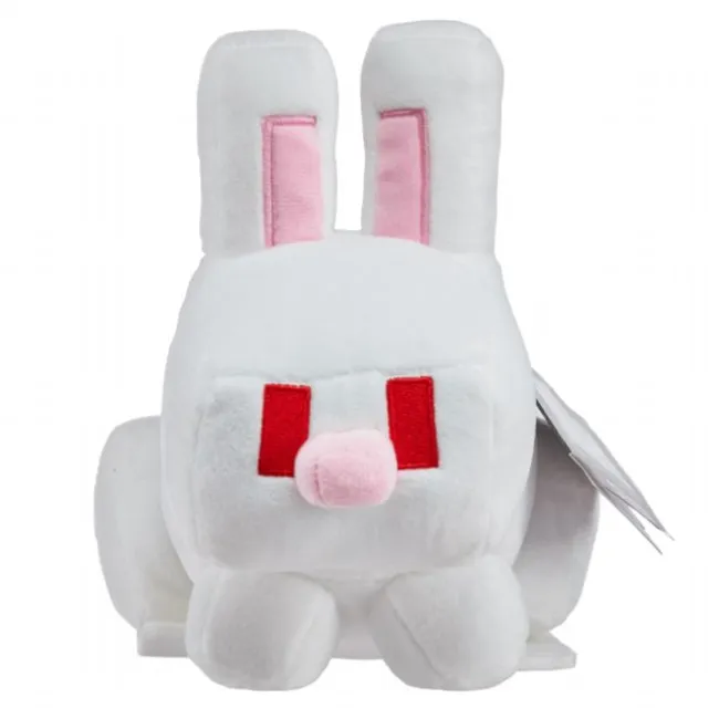 Minecraft White Rabbit Bamse 20 cm