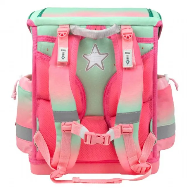 Mint Rose Skoletaske med 5 Dele