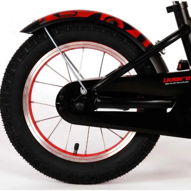 Miracle Cruiser Mat Sort Cykel 14 tommer