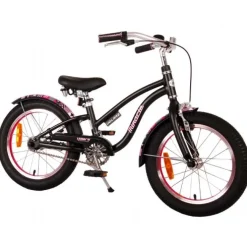 Miracle Cruiser Mat Sort Cykel 16 tommer