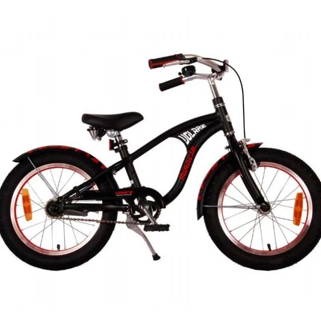 Miracle Cruiser Mat Sort Cykel 16 tommer