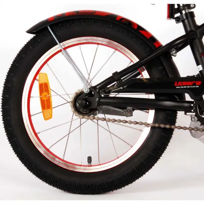 Miracle Cruiser Mat Sort Cykel 16 tommer