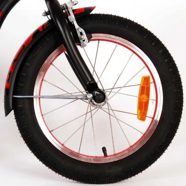 Miracle Cruiser Mat Sort Cykel 16 tommer