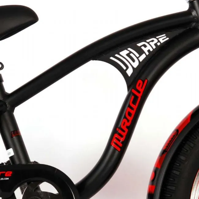 Miracle Cruiser Mat Sort Cykel 16 tommer