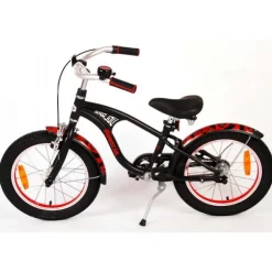 Miracle Cruiser Mat Sort Cykel 16 tommer