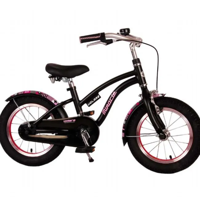 Miracle Cruiser Mat Sort Cykel 14 tommer