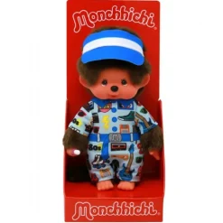 Monchhichi Dreng i 80er-kostume, 20 cm