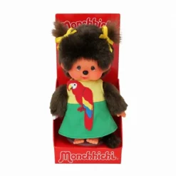 Monchhichi Dukke Papegøje Pige 20 cm