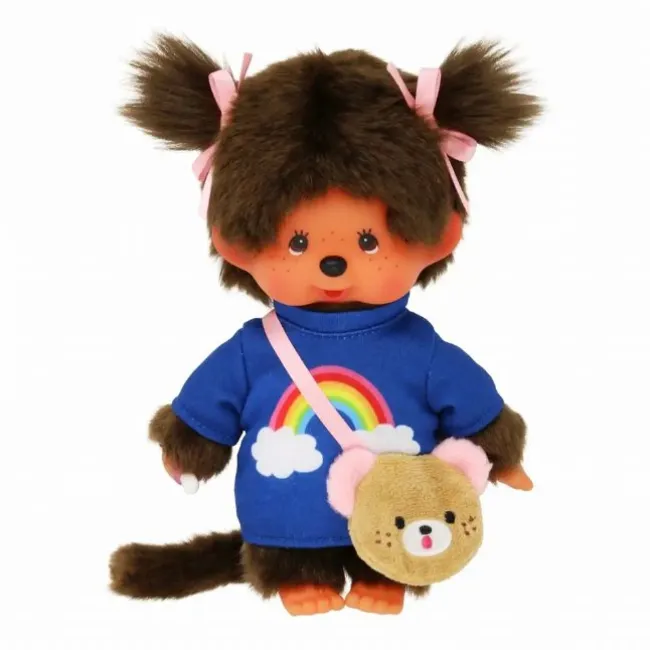 Monchhichi Kawai pige m. bjørnetaske, 20