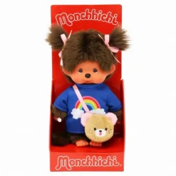 Monchhichi Kawai pige m. bjørnetaske, 20