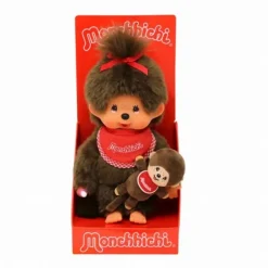 Monchhichi pige med baby, 20 cm
