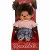 Monchhichi pige med jeans, 20 cm
