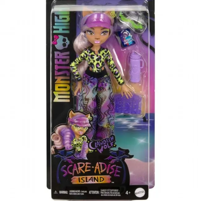 Monster High Scareadise Clawdeen Dukke