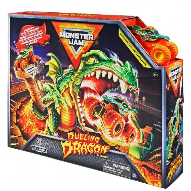 Monster Jam Dueling Dragon Stunt