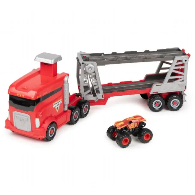Monster Jam 2 i 1 Launch N Go Hauler