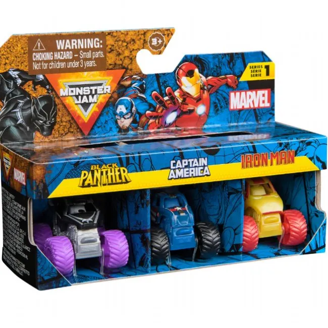 Monster Jam Marvel Mini Monster Truck 3-