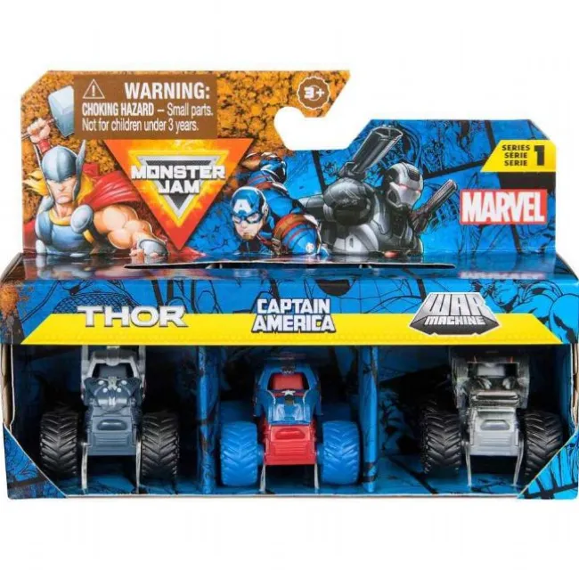 Monster Jam Marvel Mini Monster Trucks