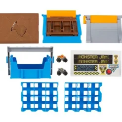 Monster Jam Mini Flip + Go Playset