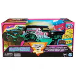 Monster Jam RC Neon Grave Digger 1:24