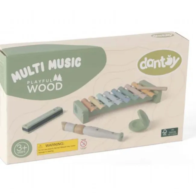 Multi MusikSæt Træ 5 Dele