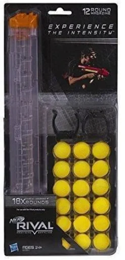 Nerf Rival magasin og kugler