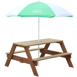 Nick Picnic Bord m Parasol brun