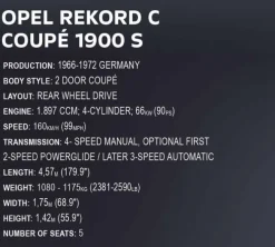 OPEL REKORD C COUPE