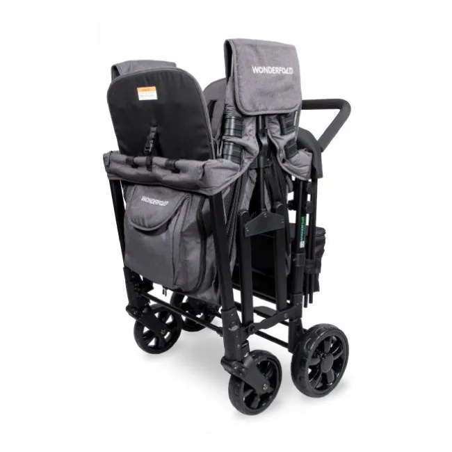 Original Quad Foldbar Trækvogn - Grå
