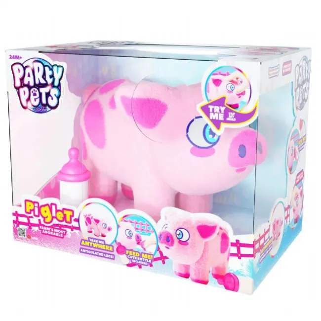 Party Pets Babygris med Soft Touch