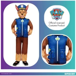 Paw Patrol Chase m. maske 104-116 cm