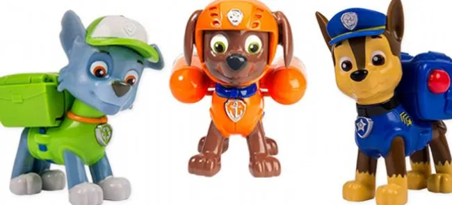 Paw Patrol hvalpe sæt, 3-pak.
