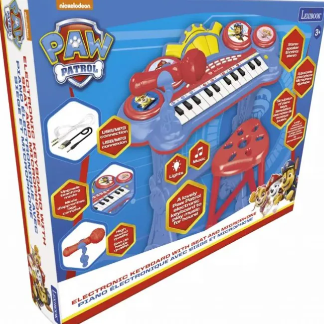 Paw Patrol Keyboard med Skammel