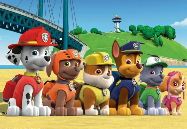 Paw patrol puslespil 2x24