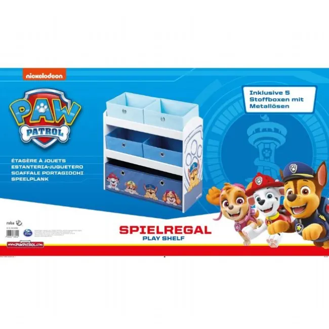 Paw Patrol Reol med Stofkasser