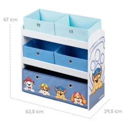 Paw Patrol Reol med Stofkasser