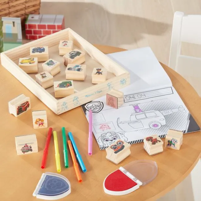 Paw Patrol Træstempler Aktivitetssæt
