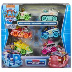 Paw Patrol True Metal Gift Pack Neon