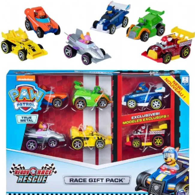 Paw Patrol True Metal 6-pak Race Rescue