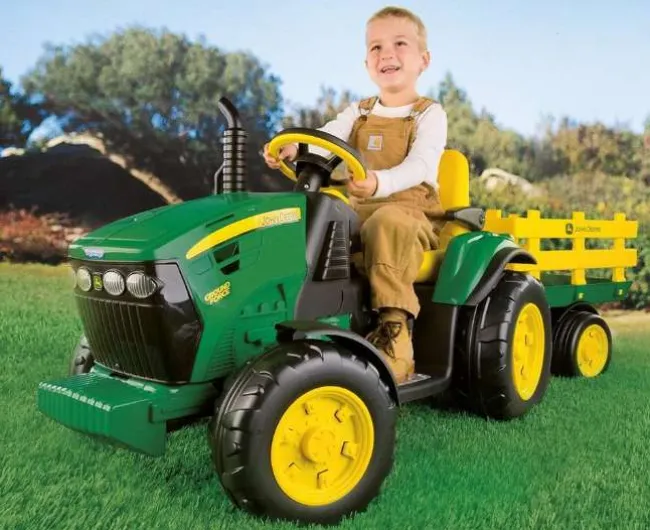 Peg Perego JD Stake-side trailer